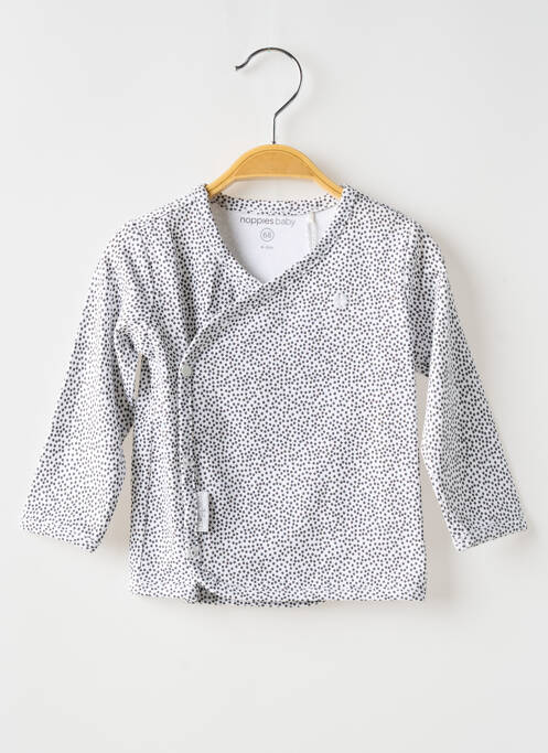 Tricou alb NOPPIES fată