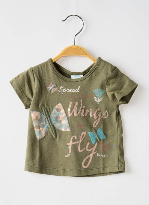 Tricou verde BOBOLI fată