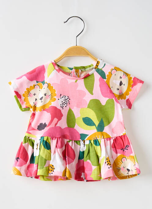 Tunică mâneci scurte roz MAYORAL fată