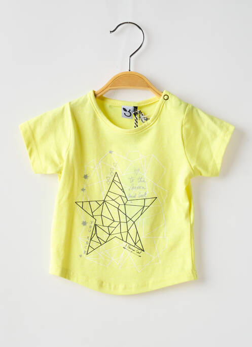 Tricou galben 3 POMMES fată