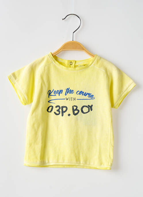 Tricou galben 3 POMMES băiat