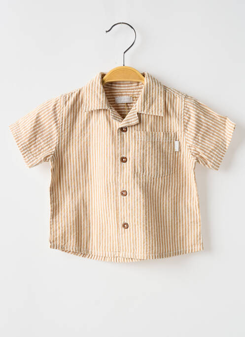 Cămașă cu mâneci scurte maro NOPPIES băiat