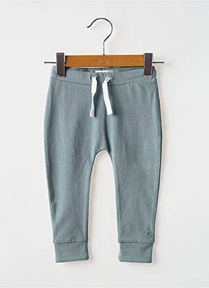 Pantalon slim elasticitate talie elastică verde NOPPIES fată