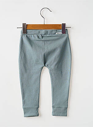 Pantalon slim elasticitate talie elastică verde NOPPIES fată