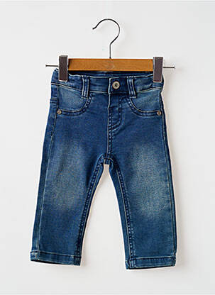 Blugi cu croială slim albastru 3 POMMES băiat