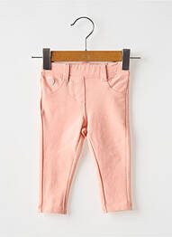 Jegging țesătură jersey talie elastică roz BOBOLI fille