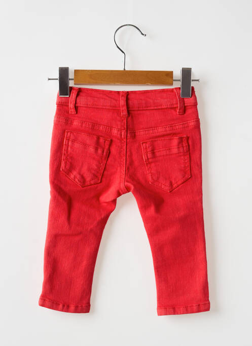 Blugi cu croială slim roșu 3 POMMES băiat