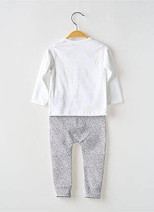 Set pantaloni tip de tricou alb NOPPIES fată
