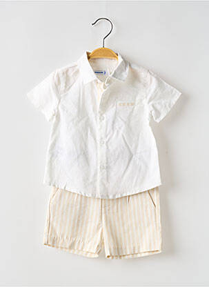Set șort alb MAYORAL băiat