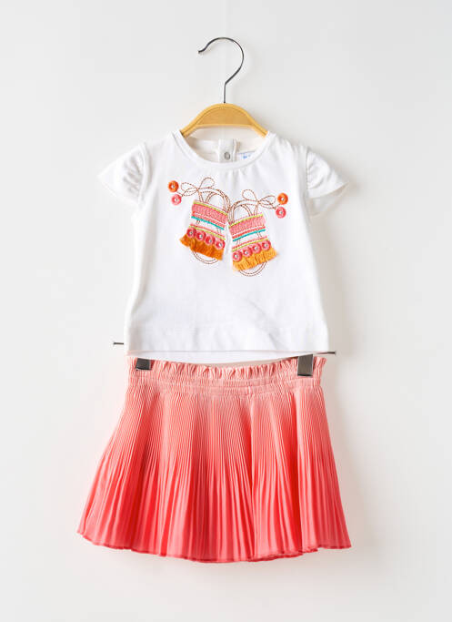 Set fustă alb MAYORAL fată