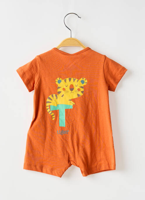 Salopetă pentru bebeluși portocaliu BOBOLI băiat