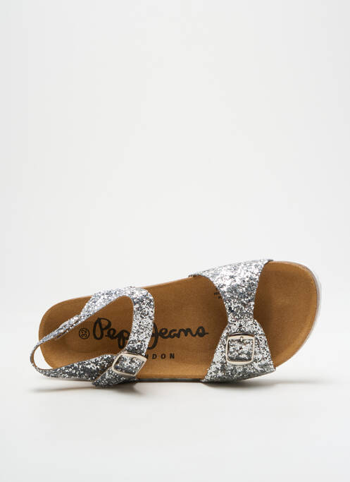 Sandale/Pantofi decupați argintiu PEPE JEANS fată