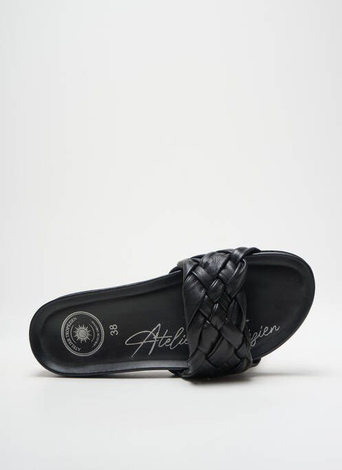 Mulete/Saboți negru L'ATELIER TROPÉZIEN femeie