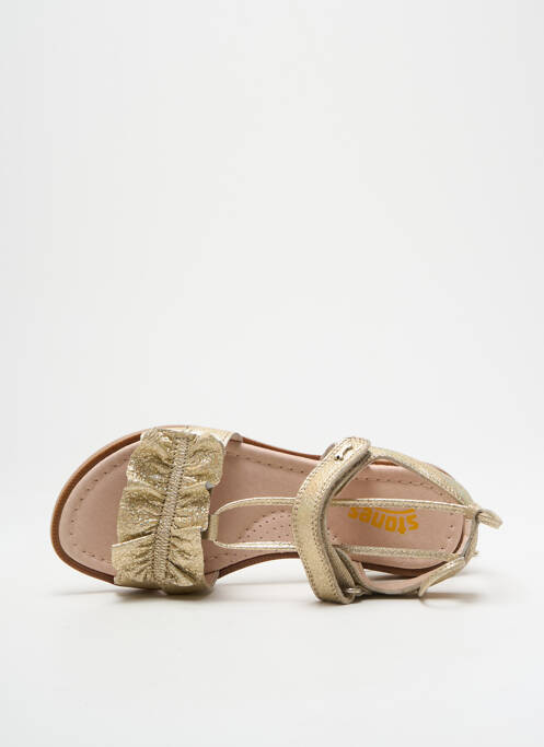 Sandale/Pantofi decupați auriu STONES AND BONES fată