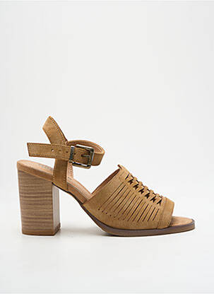 Sandale/Pantofi decupați maro MUSTANG femeie