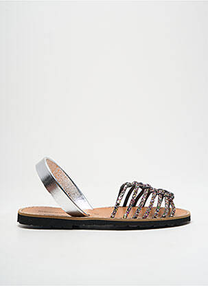 Sandale/Pantofi decupați argintiu MINORQUINES femeie