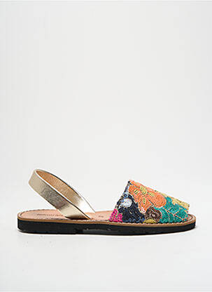 Sandale/Pantofi decupați auriu MINORQUINES femeie