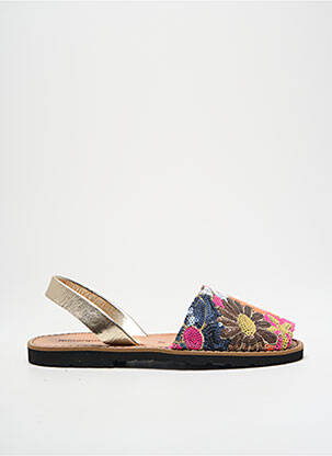 Sandale/Pantofi decupați auriu MINORQUINES femeie