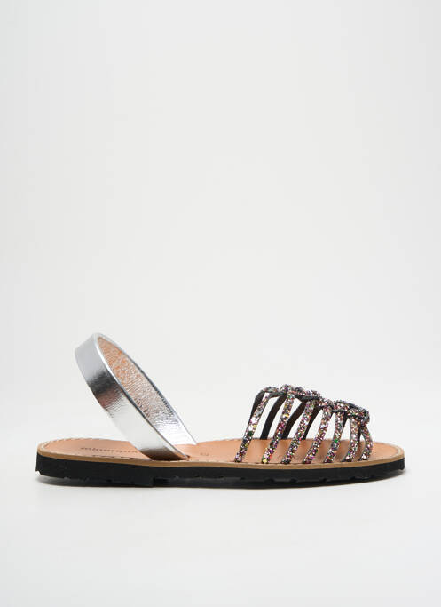 Sandale/Pantofi decupați argintiu MINORQUINES femeie