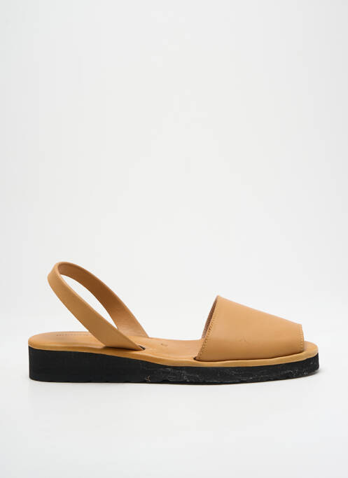 Sandale/Pantofi decupați maro MINORQUINES femeie