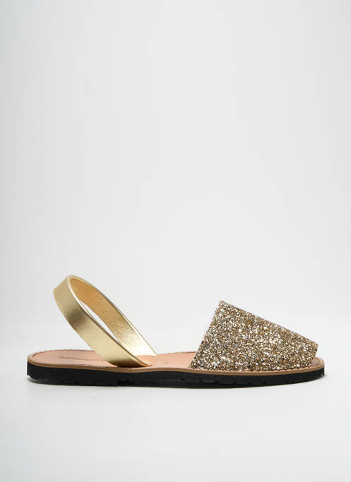 Sandale/Pantofi decupați auriu MINORQUINES femeie