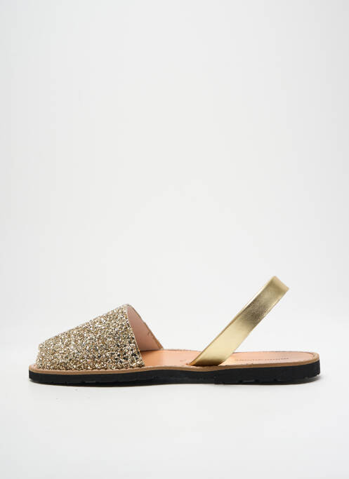 Sandale/Pantofi decupați auriu MINORQUINES femeie