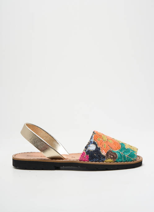 Sandale/Pantofi decupați auriu MINORQUINES femeie