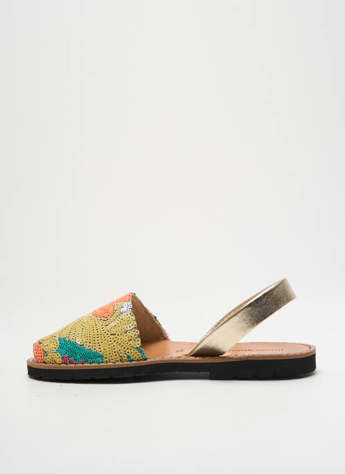 Sandale/Pantofi decupați auriu MINORQUINES femeie