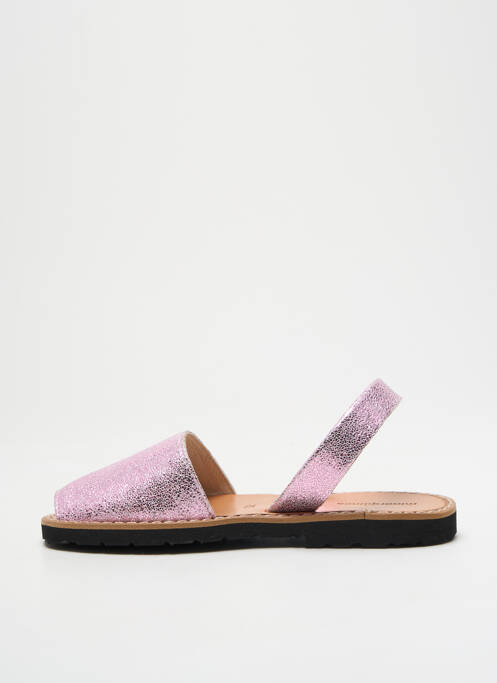 Sandale/Pantofi decupați roz MINORQUINES fată