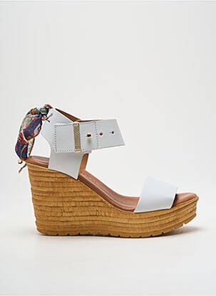 Sandale/Pantofi decupați alb GOODSTEP femeie