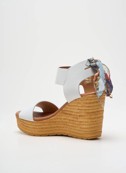 Sandale/Pantofi decupați alb GOODSTEP femeie