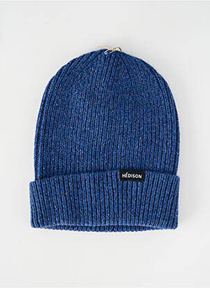 Căciulă tricot gros albastru HÉDISON bărbat