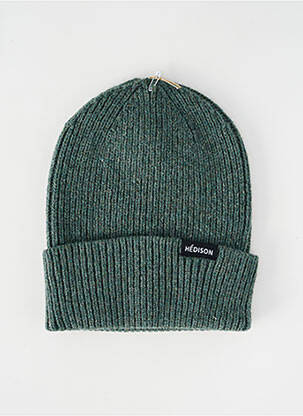 Căciulă tricot gros verde HÉDISON bărbat