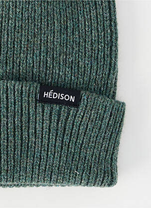 Căciulă tricot gros verde HÉDISON bărbat