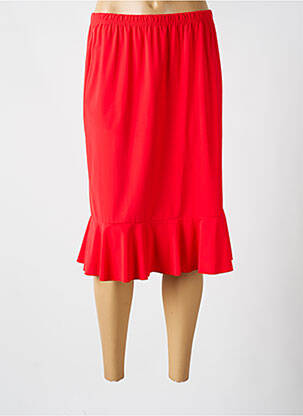 Fustă midi roșu SAINT CHARLES femeie
