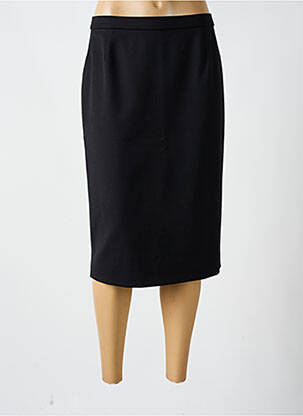 Fustă midi talie cu cleme negru ARMOR LUX femeie
