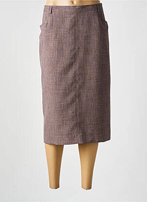 Fustă midi maro FRANCOISE F femeie