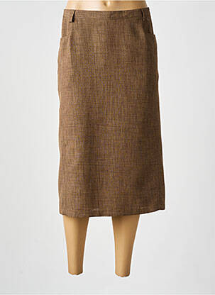 Fustă midi maro FRANCOISE F femeie