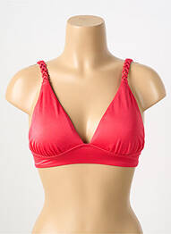 Sutien de costum de baie top triunghiuri top triunghiuri roșu WATERCULT femme