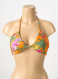 Sutien de costum de baie bretele elastice reglabile portocaliu BANANA MOON femme
