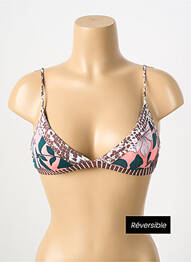Sutien de costum de baie top triunghiuri top triunghiuri verde MAAJI femeie