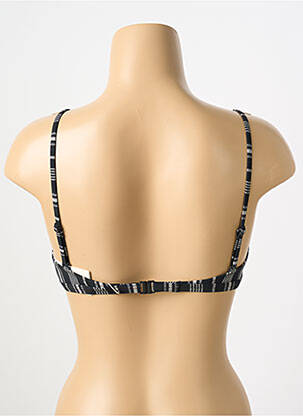 Sutien de costum de baie top triunghiuri top triunghiuri negru WATERCULT femeie