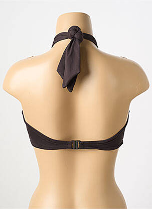 Sutien de costum de baie elasticitate top sutien modelat maro SEAFOLLY femeie