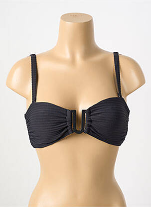 Sutien de costum de baie elasticitate top bentiță negru SEA LEVEL femeie