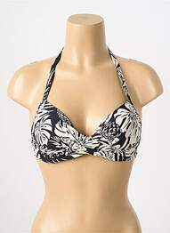 Sutien de costum de baie elasticitate top sutien modelat negru BANANA MOON femme