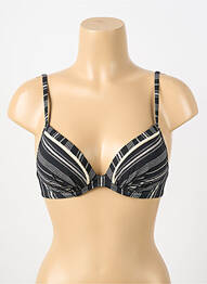 Sutien de costum de baie elasticitate top sutien modelat negru WATERCULT femme