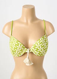 Sutien de costum de baie elasticitate top sutien push-up verde RAFFAELA D'ANGELO femme