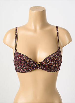 Sutien de costum de baie elasticitate top sutien modelat maro WATERCULT femeie