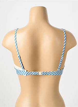 Sutien de costum de baie elasticitate sutien balconet cu decolteu înalt albastru WATERCULT femeie