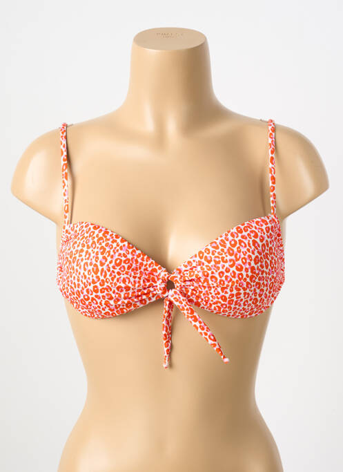 Sutien de costum de baie elasticitate sutien cu susținere înaltă și burete detașabil portocaliu BANANA MOON femme